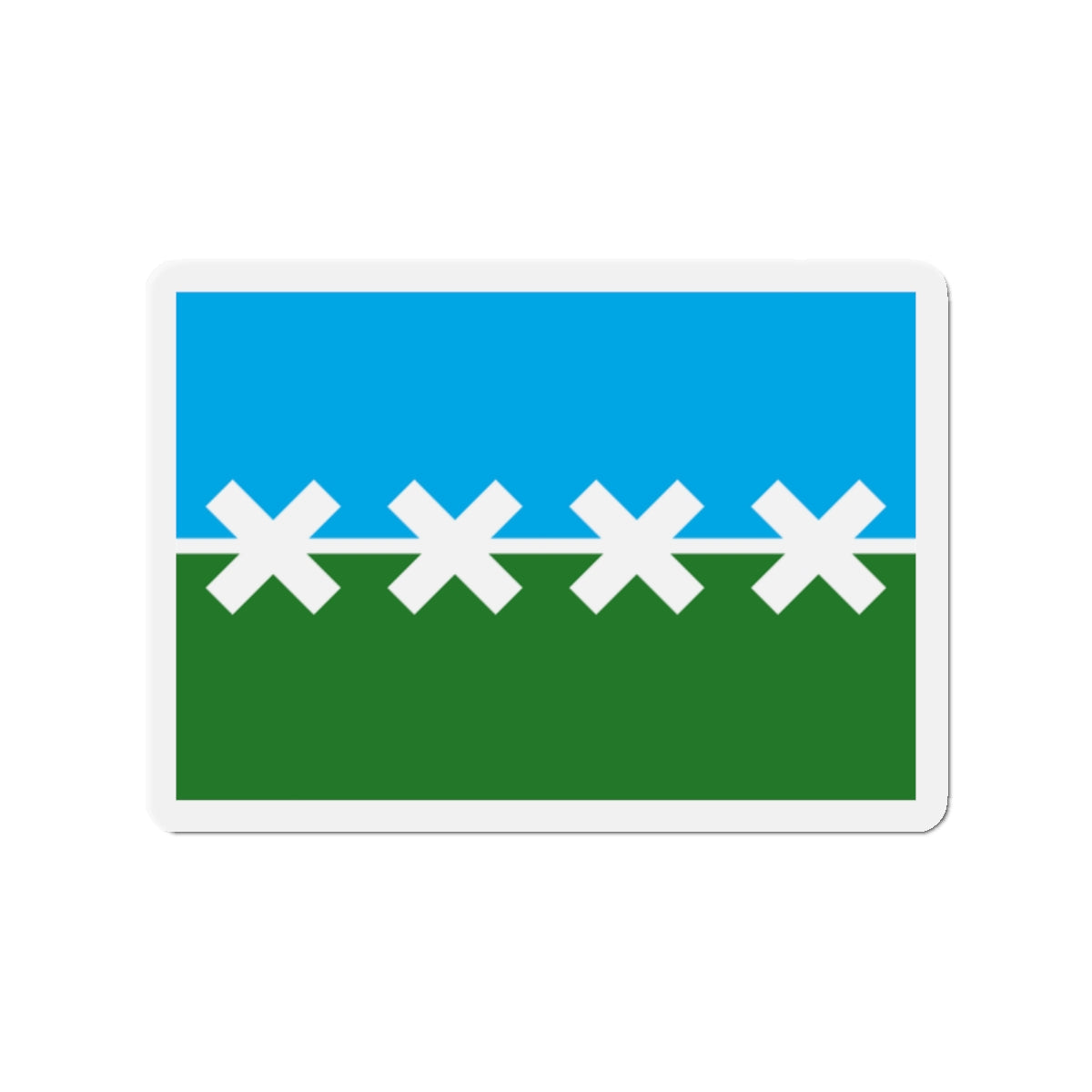 Flag of Cedar Park Texas - Die-Cut Magnet-2" x 2"-The Sticker Space