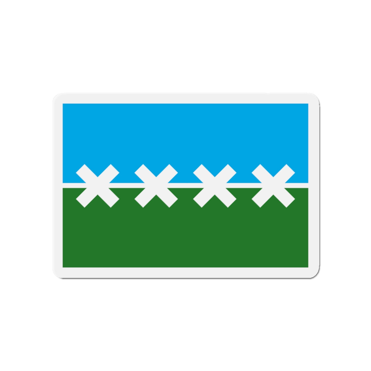 Flag of Cedar Park Texas - Die-Cut Magnet-3" x 3"-The Sticker Space