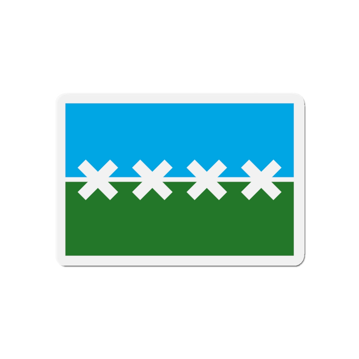 Flag of Cedar Park Texas - Die-Cut Magnet-5" x 5"-The Sticker Space