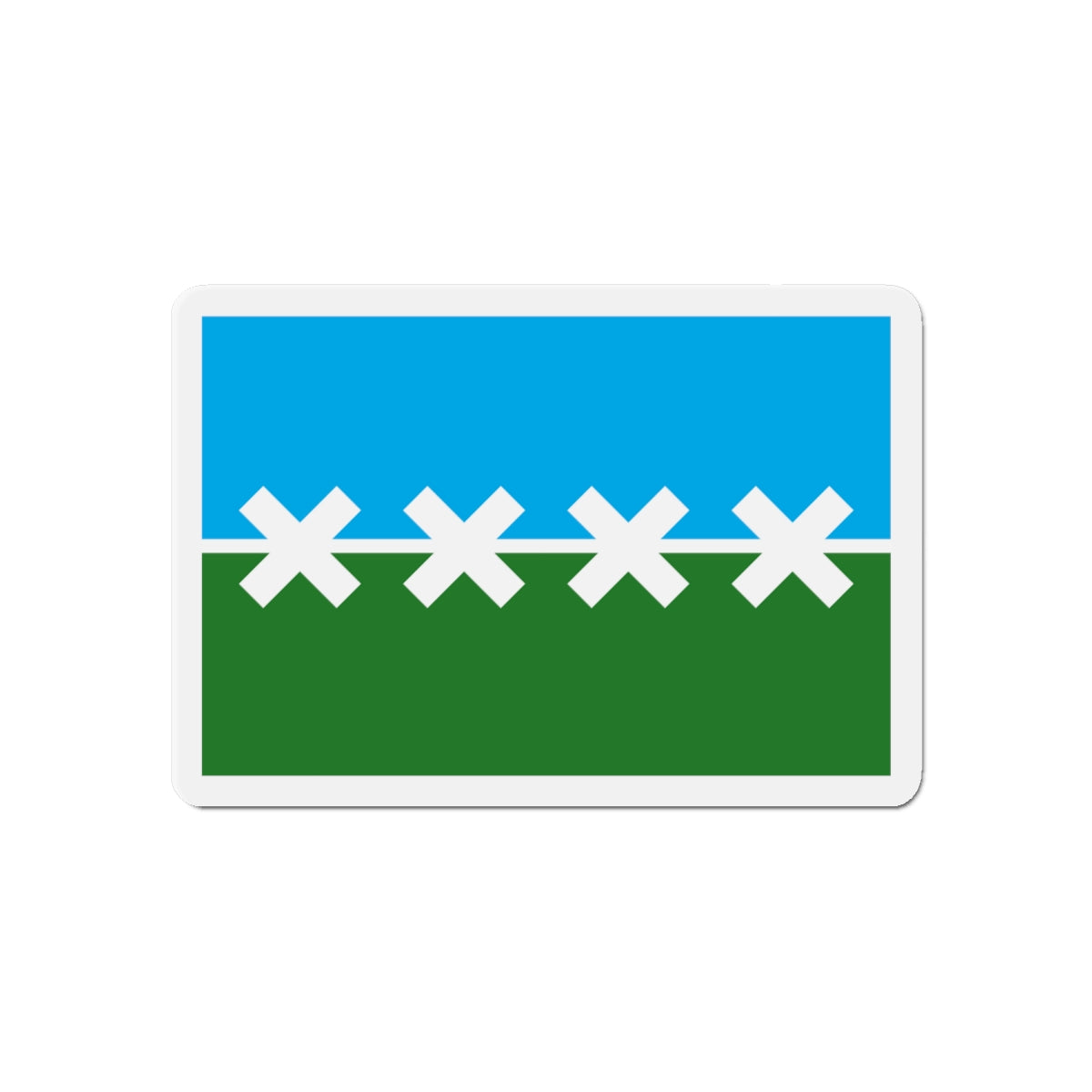 Flag of Cedar Park Texas - Die-Cut Magnet-6 × 6"-The Sticker Space