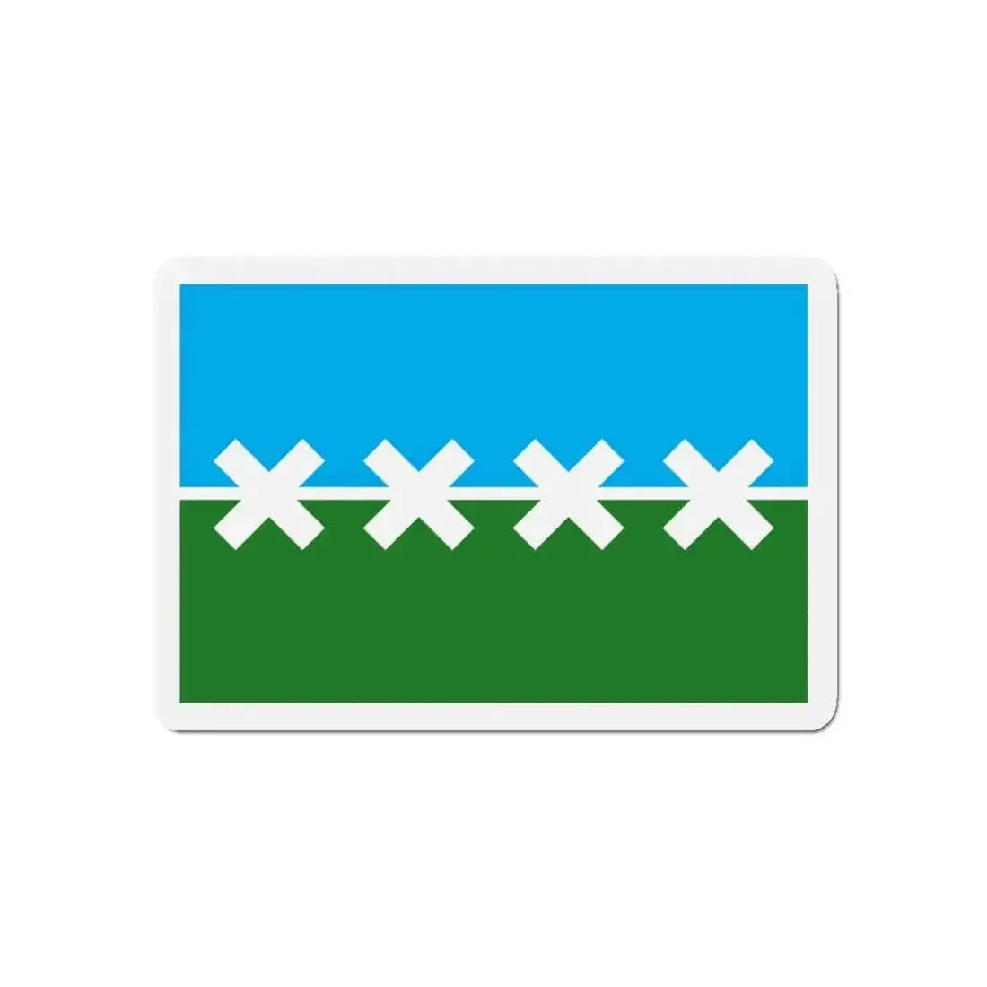 Flag of Cedar Park Texas - Refrigerator Magnet - The Sticker Space