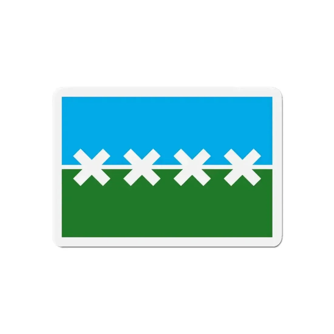 Flag of Cedar Park Texas - Refrigerator Magnet - The Sticker Space