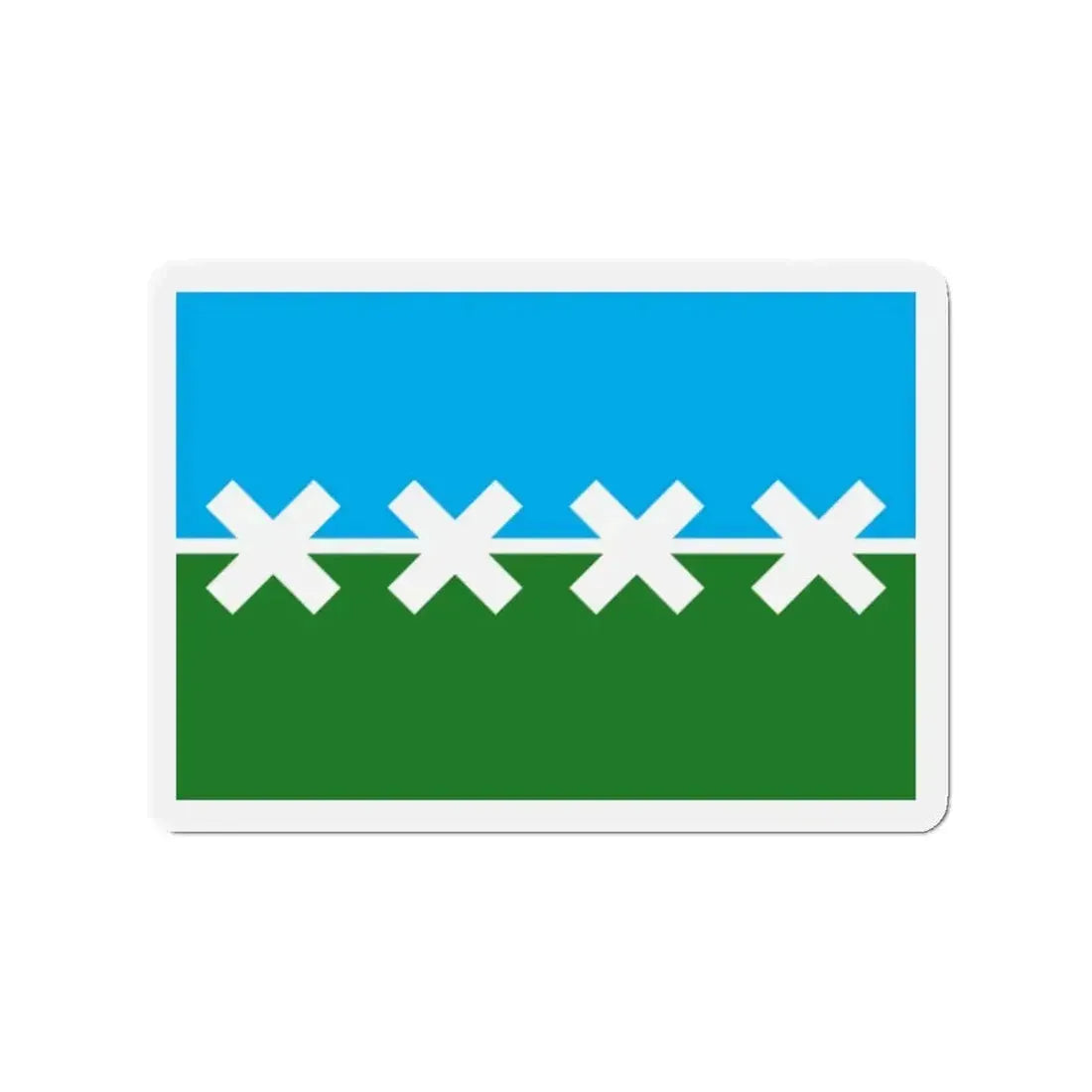 Flag of Cedar Park Texas - Refrigerator Magnet - The Sticker Space