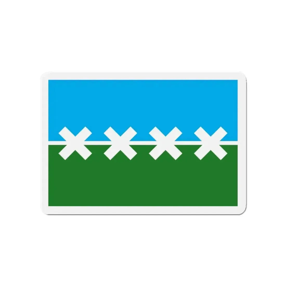 Flag of Cedar Park Texas - Refrigerator Magnet - The Sticker Space
