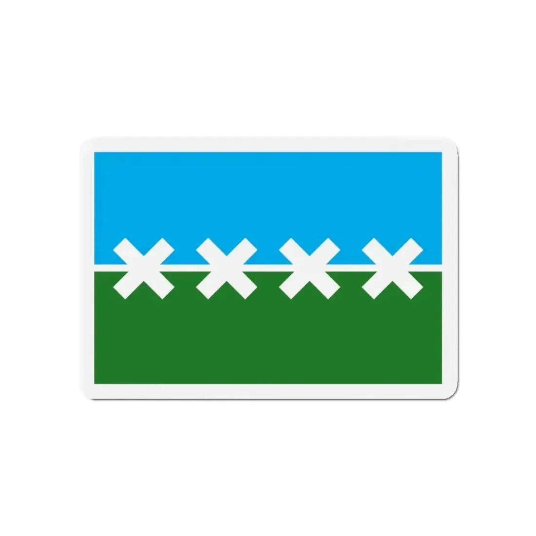Flag of Cedar Park Texas - Refrigerator Magnet - The Sticker Space