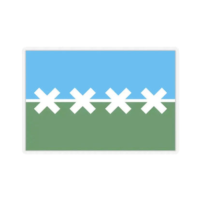 Flag of Cedar Park, Texas - STICKER Vinyl Kiss-Cut Decal 3 Inch Transparent - The Sticker Space