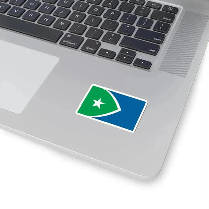 Flag of Cedar Rapids Iowa (United States) STICKER Vinyl Kiss-Cut Decal - The Sticker Space