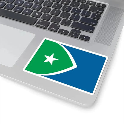 Flag of Cedar Rapids Iowa (United States) STICKER Vinyl Kiss-Cut Decal - The Sticker Space