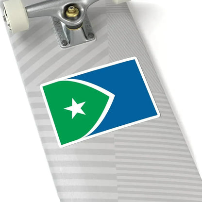 Flag of Cedar Rapids Iowa (United States) STICKER Vinyl Kiss-Cut Decal - The Sticker Space
