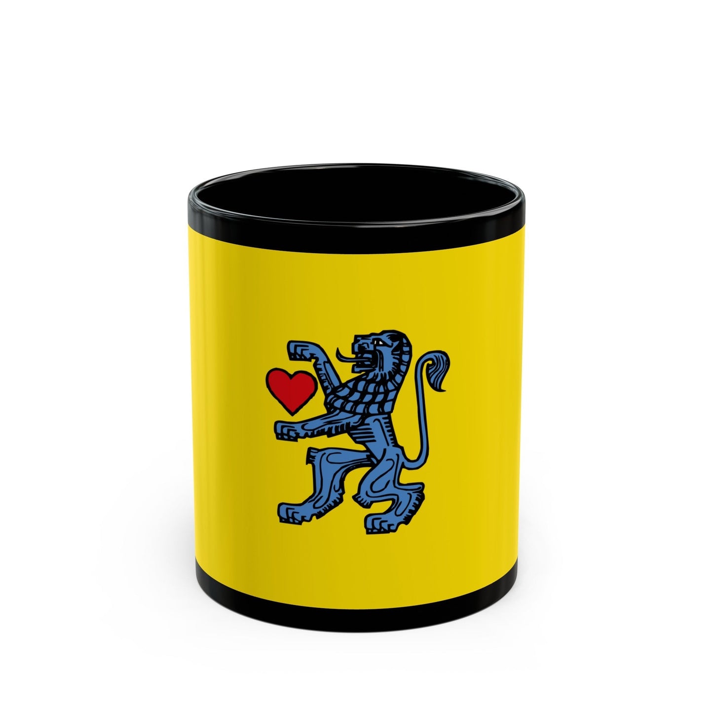 Flag of Celle Germany - Black Coffee Mug-11oz-The Sticker Space