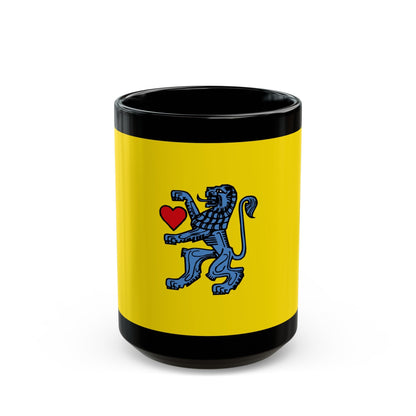 Flag of Celle Germany - Black Coffee Mug-15oz-The Sticker Space