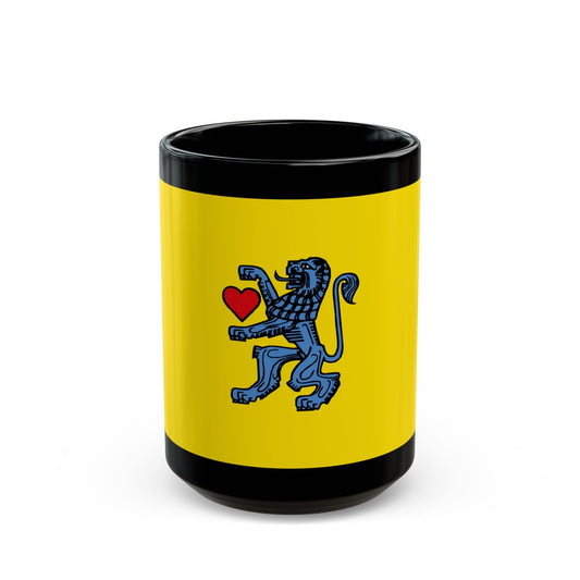 Flag of Celle Germany - Black Coffee Mug-15oz-The Sticker Space