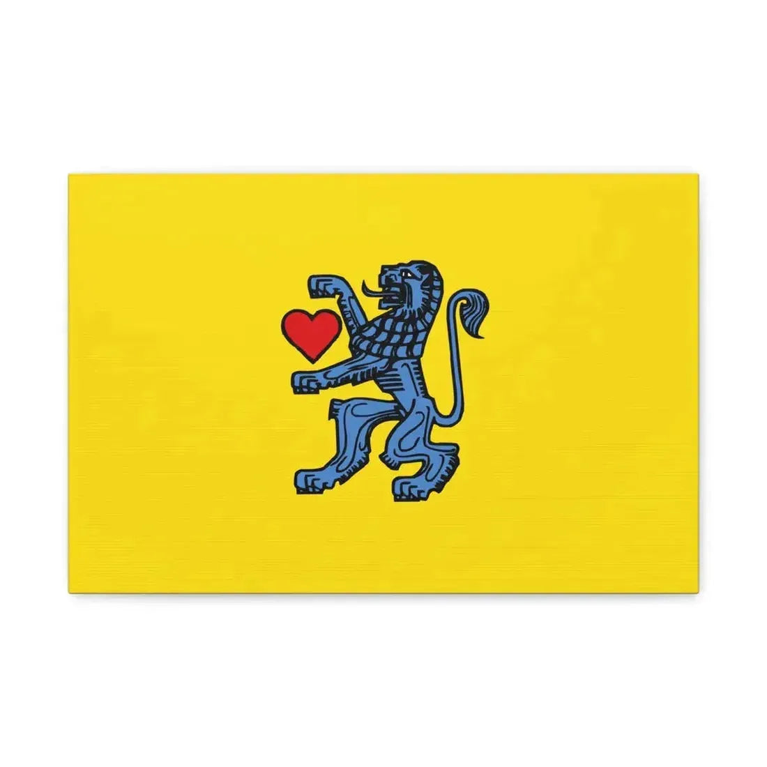 Flag of Celle Germany - Canvas Wall Art 18″ x 12″ 1.25" - The Sticker Space