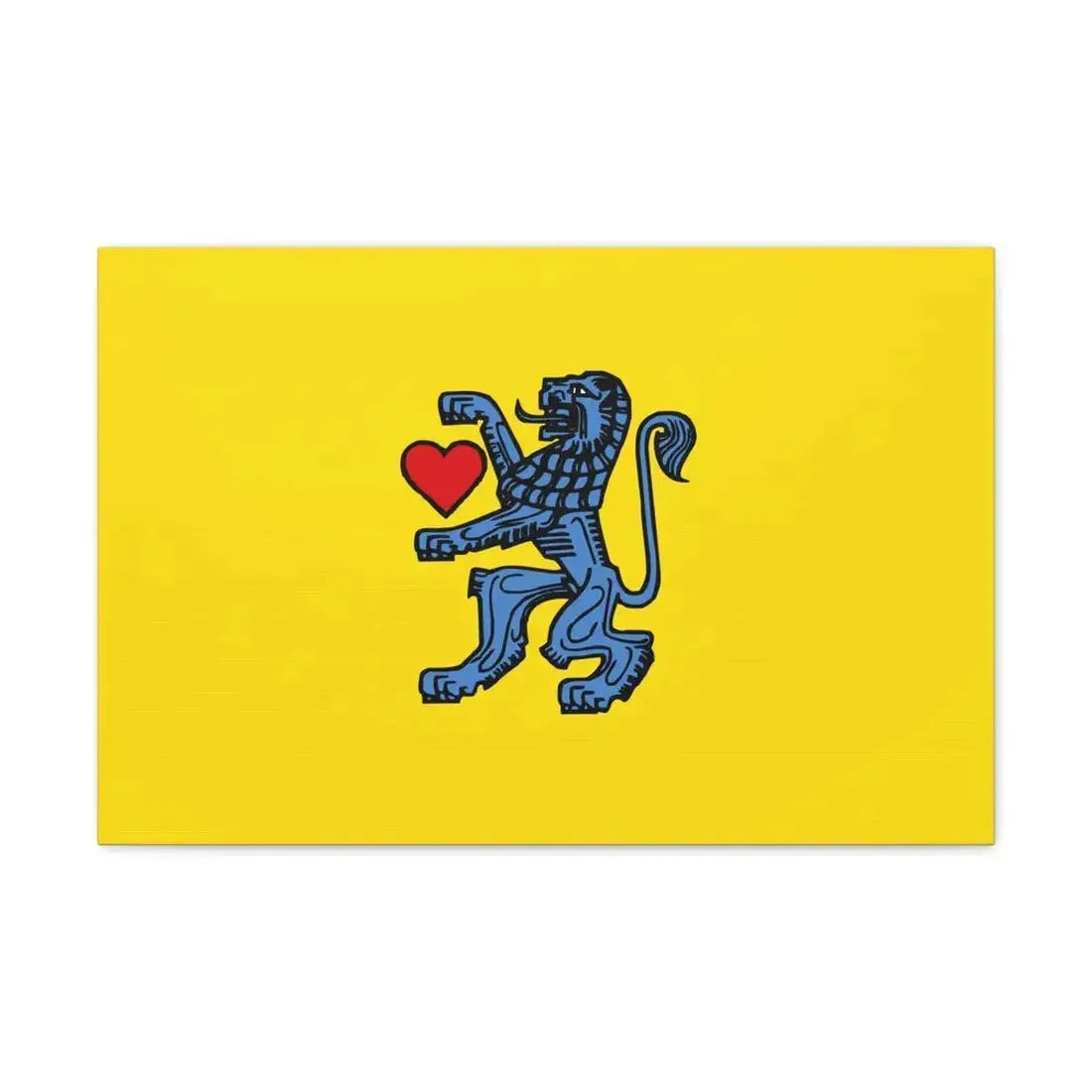 Flag of Celle Germany - Canvas Wall Art 24″ x 16″ 1.25" - The Sticker Space