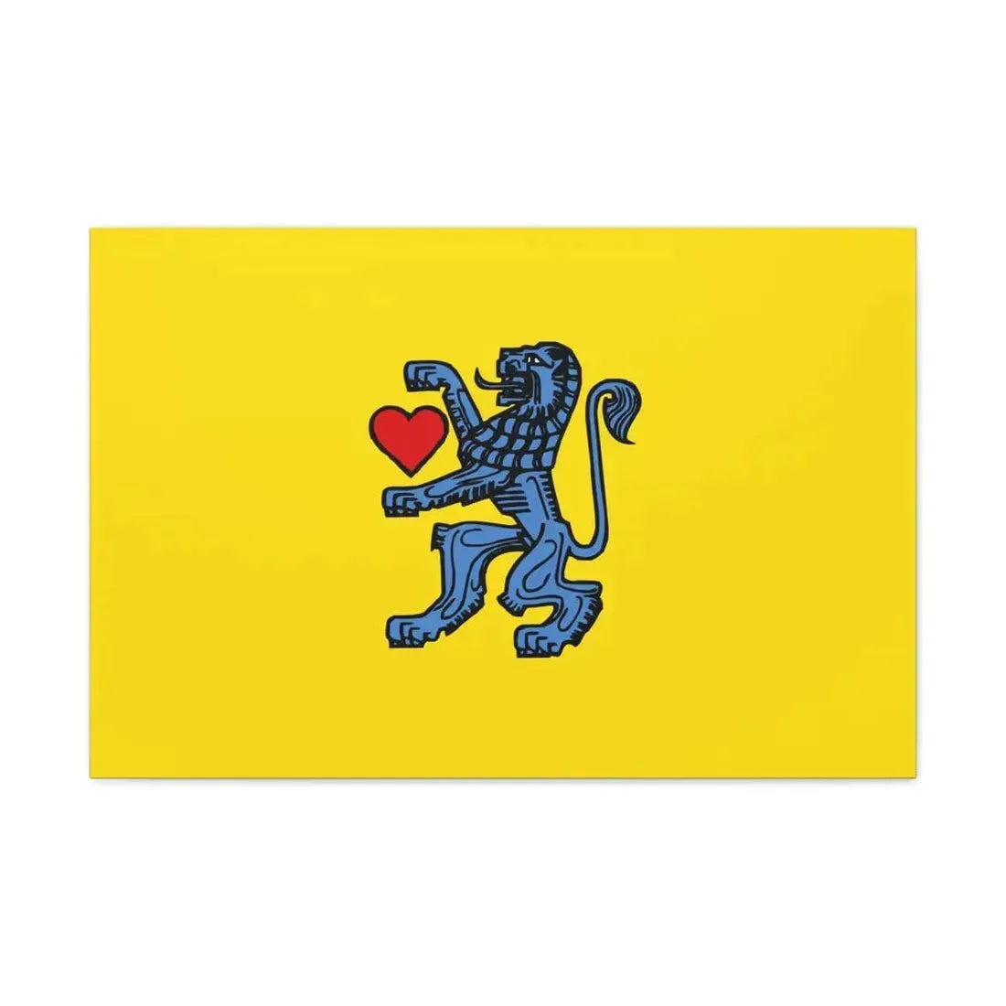 Flag of Celle Germany - Canvas Wall Art 30" x 20" 1.25" - The Sticker Space