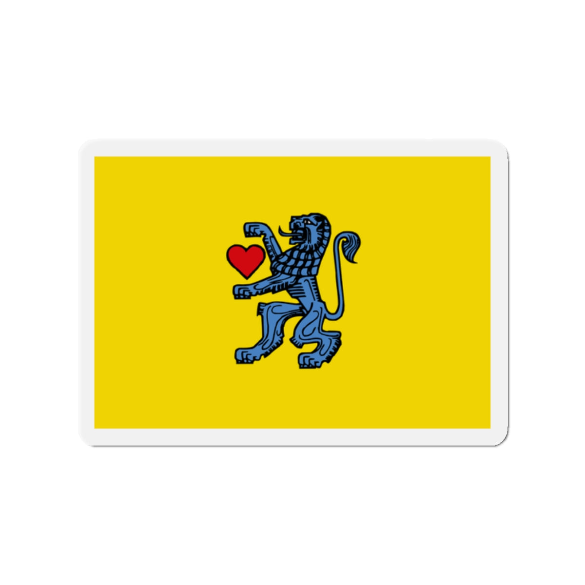 Flag of Celle Germany - Die-Cut Magnet-2" x 2"-The Sticker Space