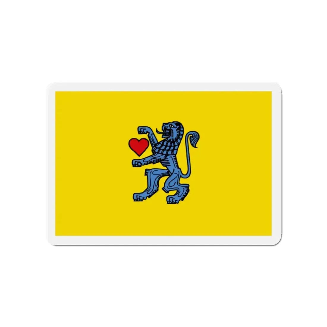 Flag of Celle Germany - Refrigerator Magnet 3 Inch - The Sticker Space