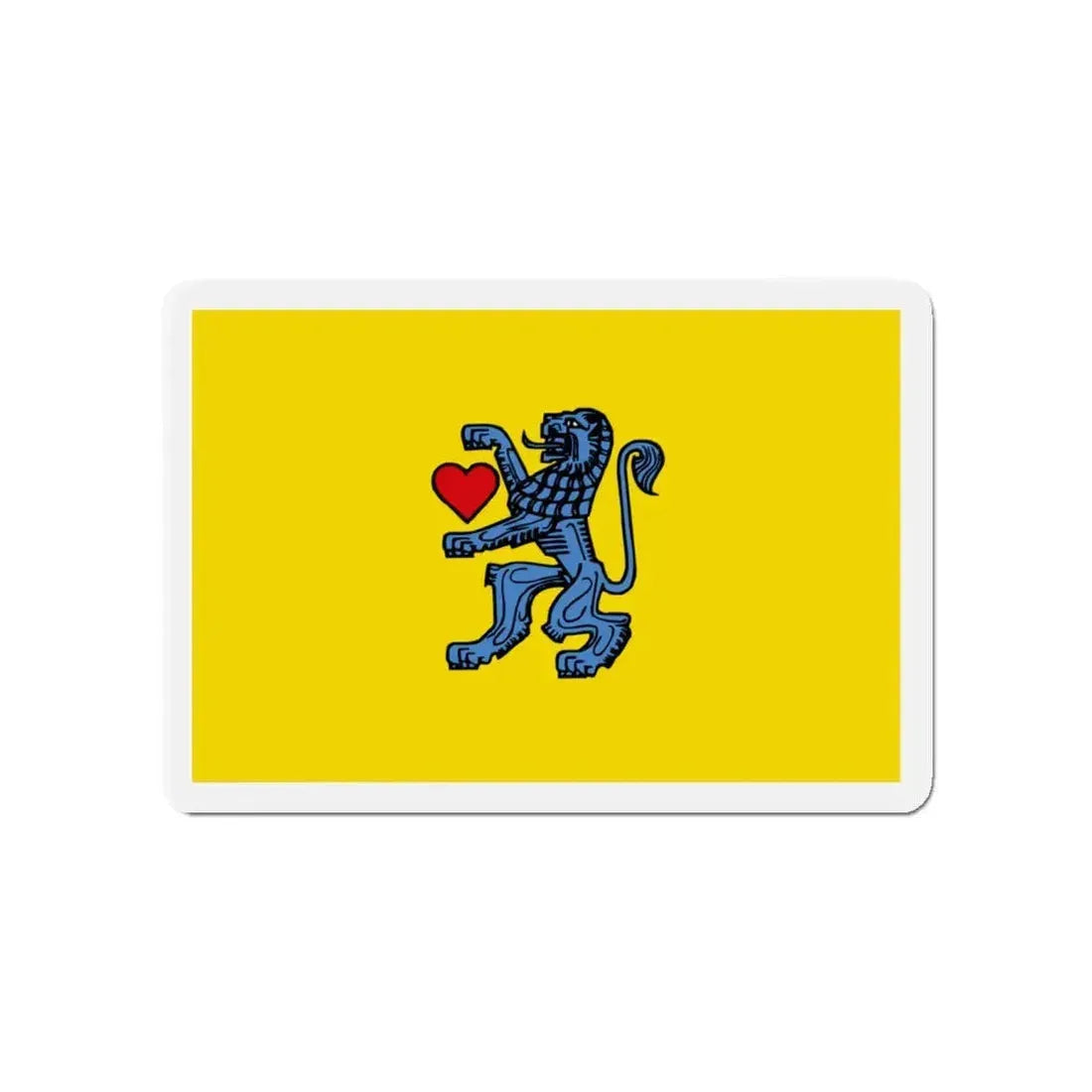 Flag of Celle Germany - Refrigerator Magnet 4 Inch - The Sticker Space