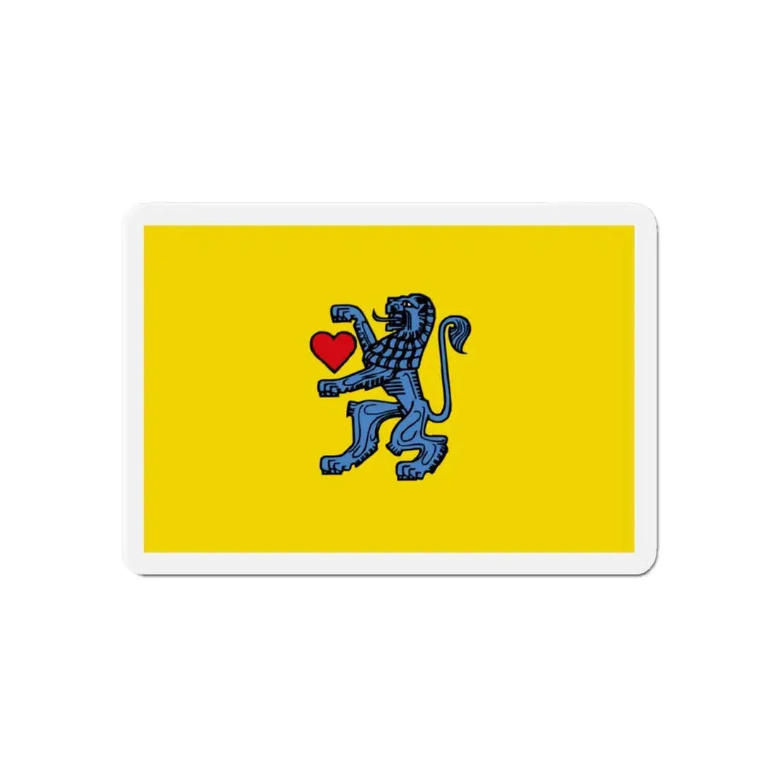 Flag of Celle Germany - Refrigerator Magnet 6 Inch - The Sticker Space
