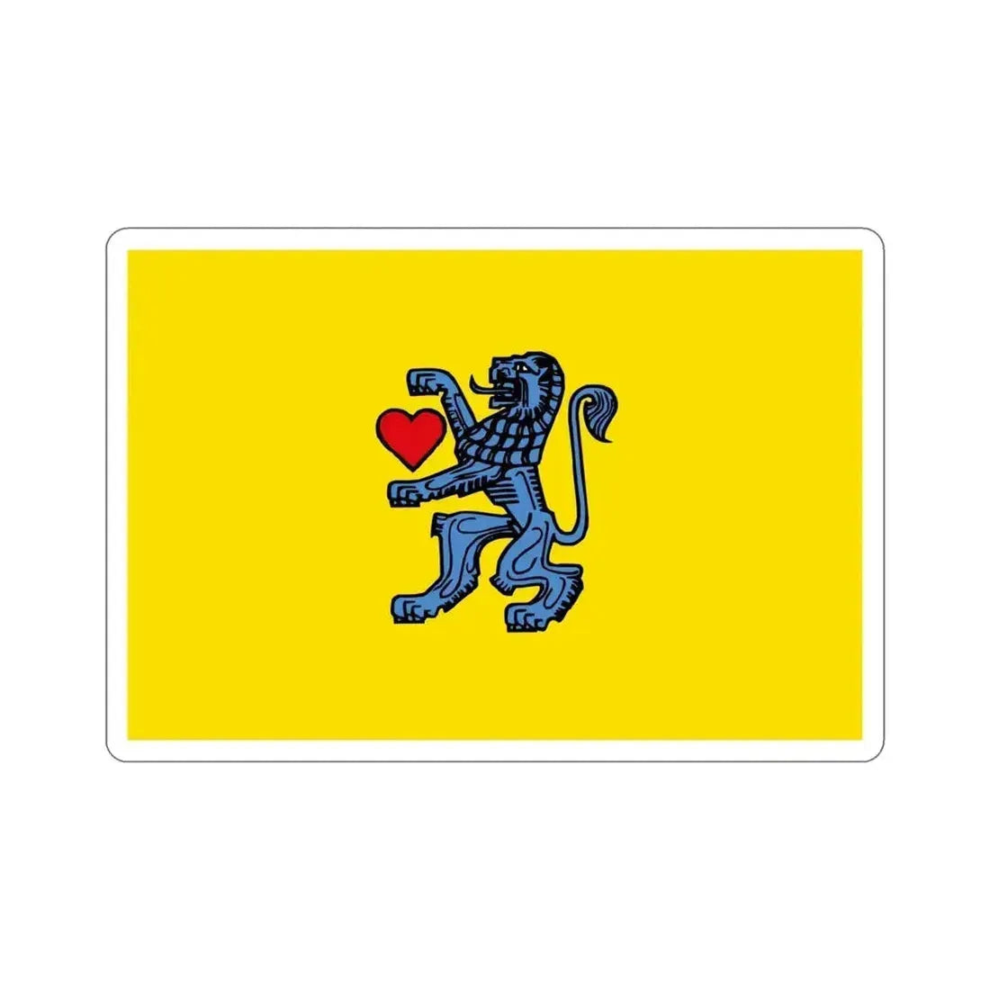 Flag of Celle Germany STICKER Vinyl Die-Cut Decal 5 Inch - The Sticker Space