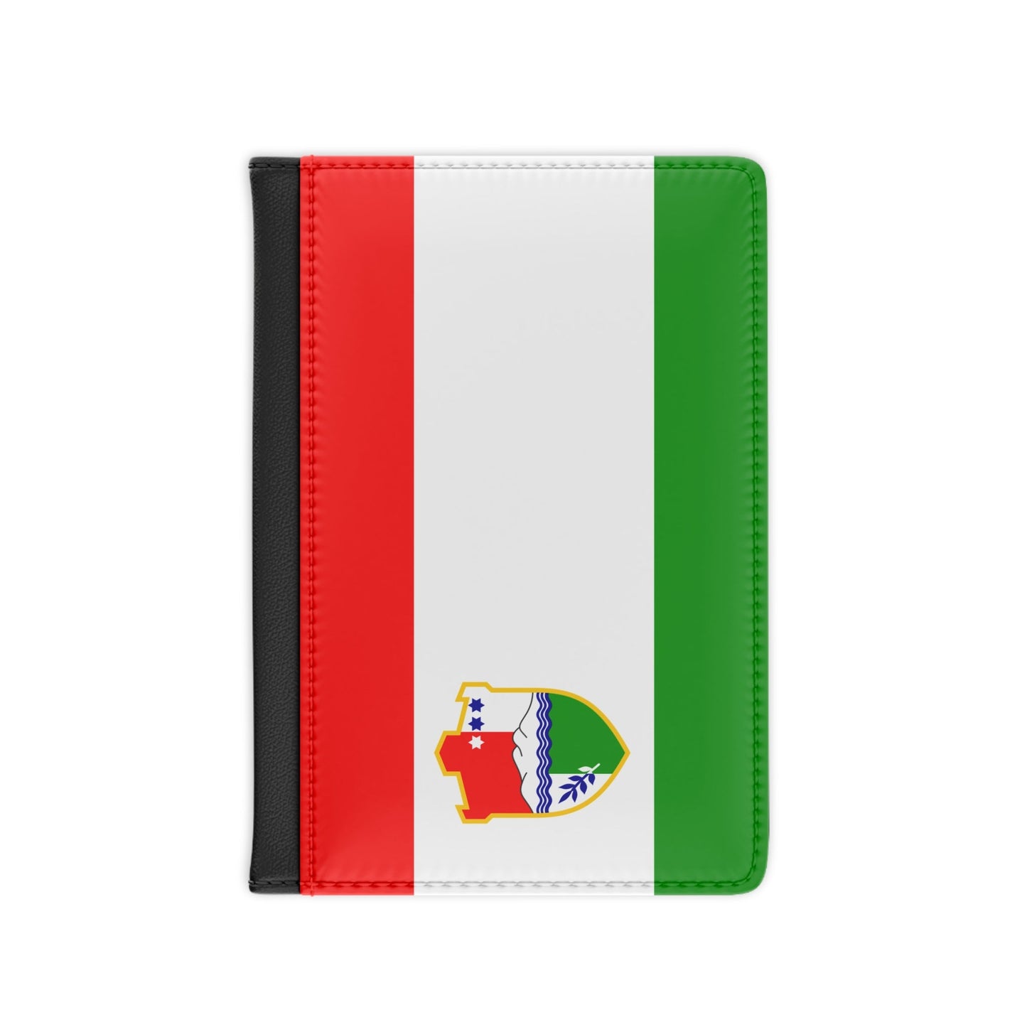 Flag of Central Bosnia Canton Bosnia and Herzegovina - Passport Holder-3.9" x 5.8"-The Sticker Space