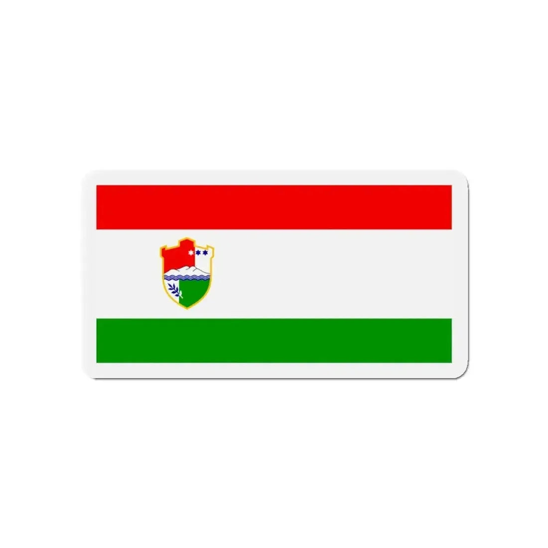 Flag of Central Bosnia Canton Bosnia and Herzegovina - Refrigerator Magnet - The Sticker Space