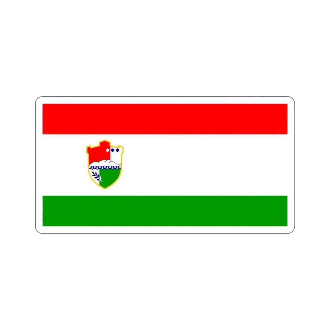 Flag of Central Bosnia Canton Bosnia and Herzegovina STICKER Vinyl Die-Cut Decal - The Sticker Space