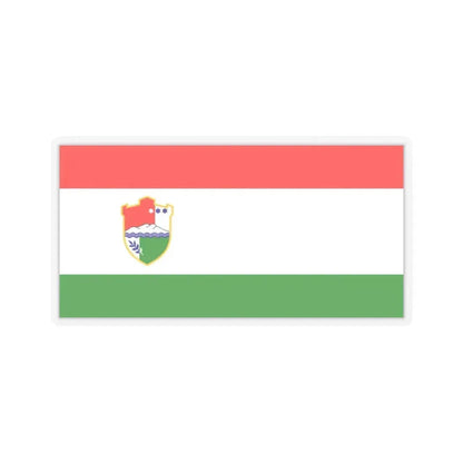 Flag of Central Bosnia Canton Bosnia and Herzegovina - STICKER Vinyl Kiss-Cut Decal 3 Inch Transparent - The Sticker Space
