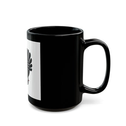 Flag of Central Finland Finland - Black Coffee Mug-The Sticker Space