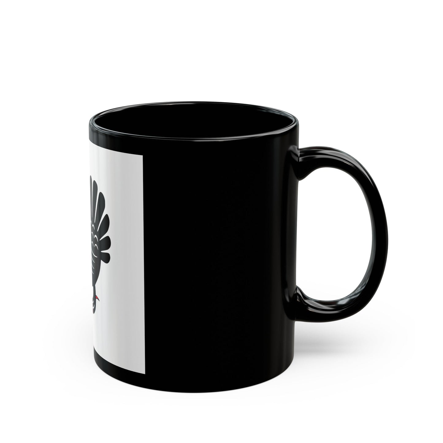 Flag of Central Finland Finland - Black Coffee Mug-The Sticker Space