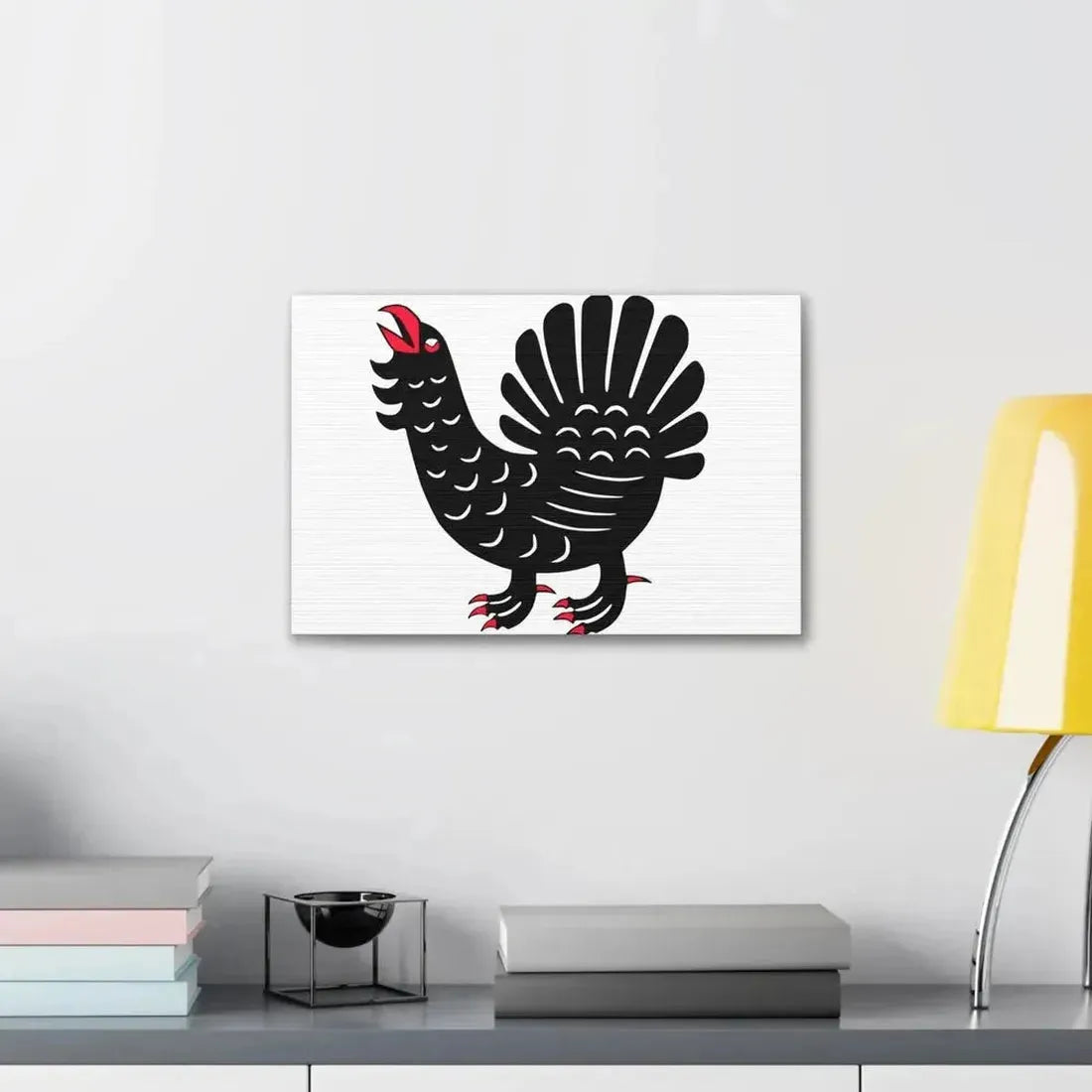 Flag of Central Finland Finland - Canvas Wall Art - The Sticker Space