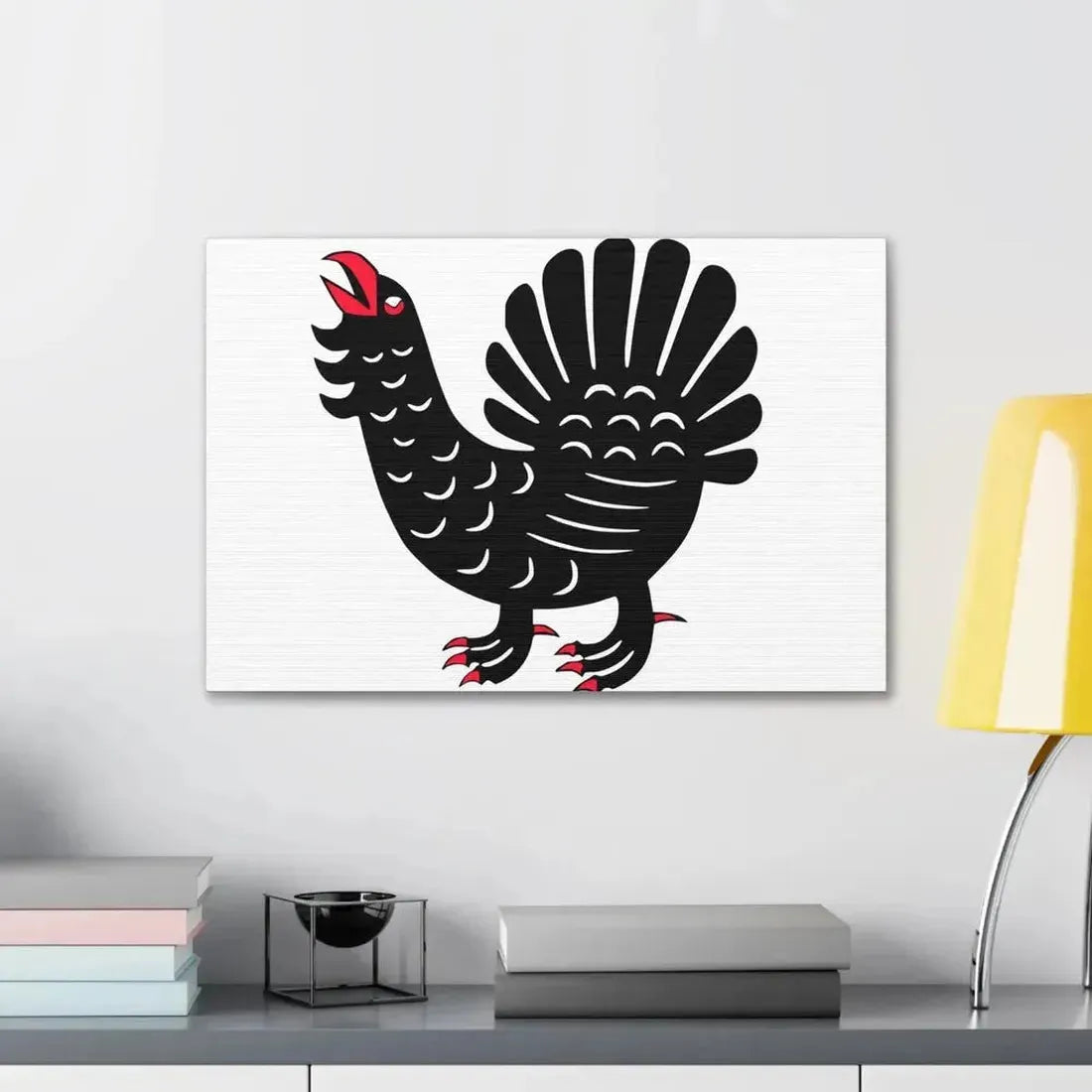 Flag of Central Finland Finland - Canvas Wall Art - The Sticker Space