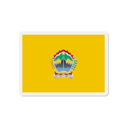 Flag of Central Java Indonesia - Die-Cut Magnet-4" x 4"-The Sticker Space