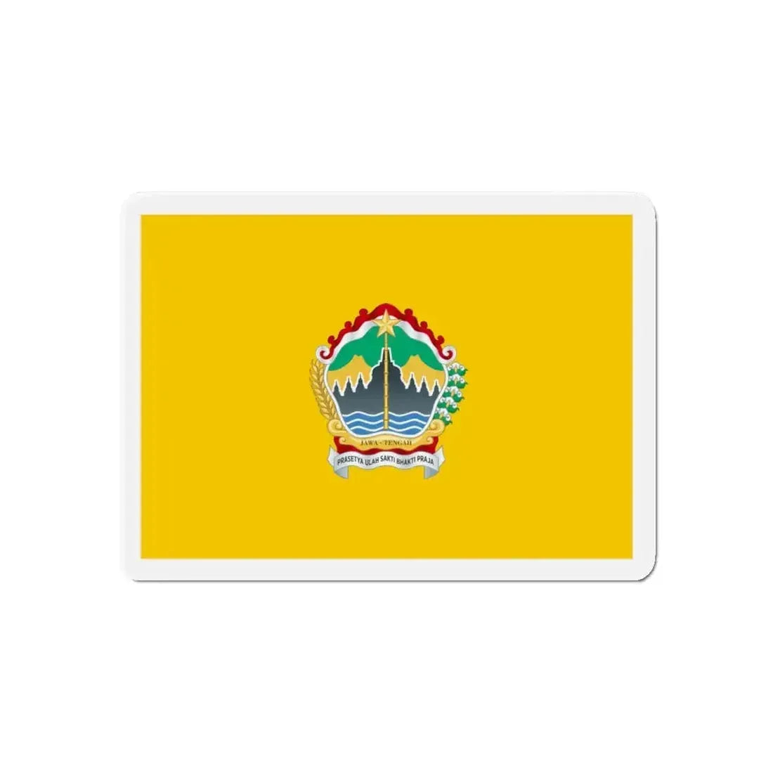 Flag of Central Java Indonesia - Refrigerator Magnet - The Sticker Space