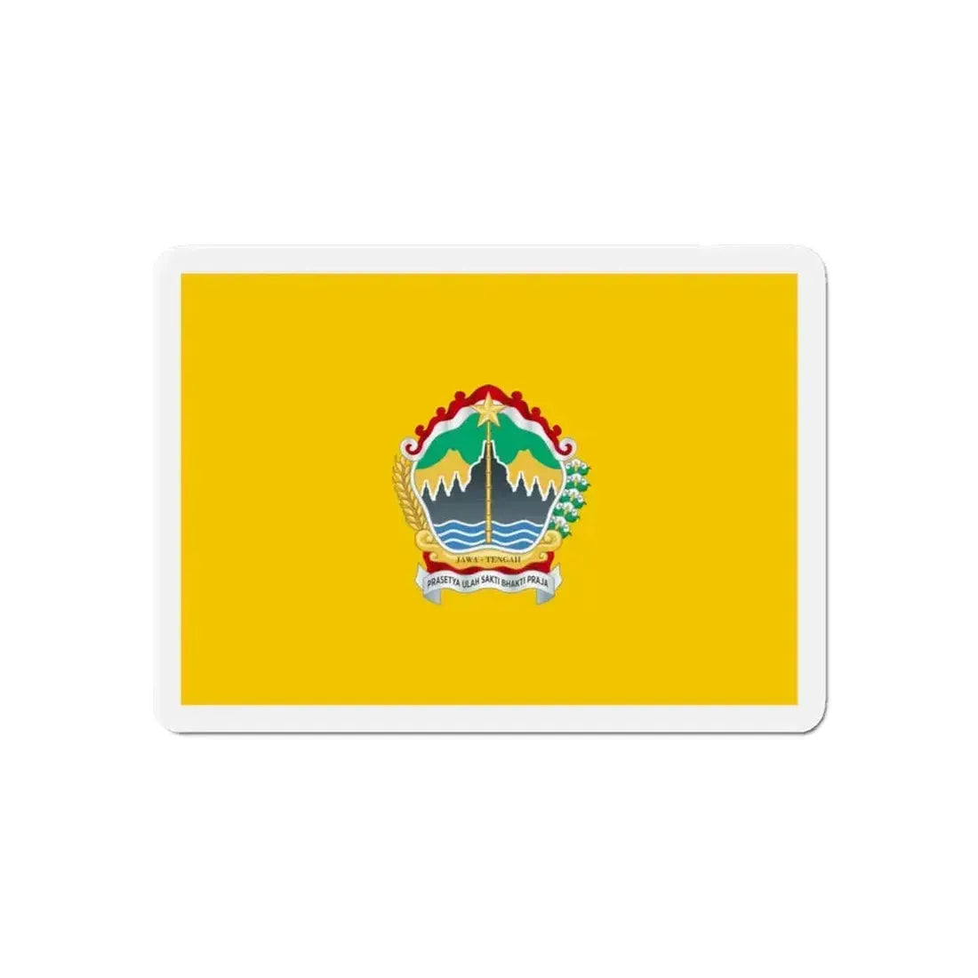 Flag of Central Java Indonesia - Refrigerator Magnet - The Sticker Space