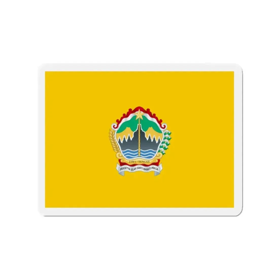 Flag of Central Java Indonesia - Refrigerator Magnet - The Sticker Space