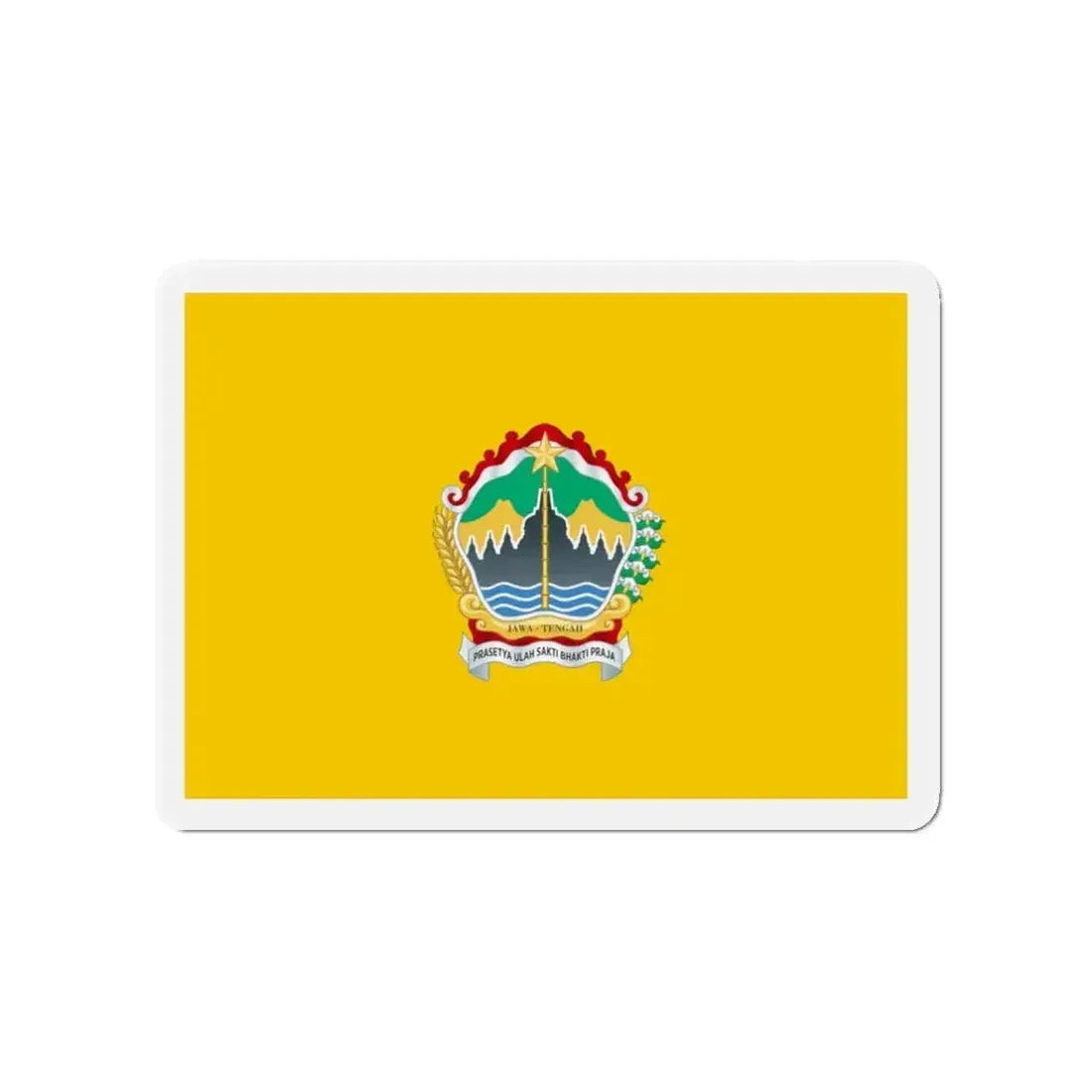 Flag of Central Java Indonesia - Refrigerator Magnet - The Sticker Space