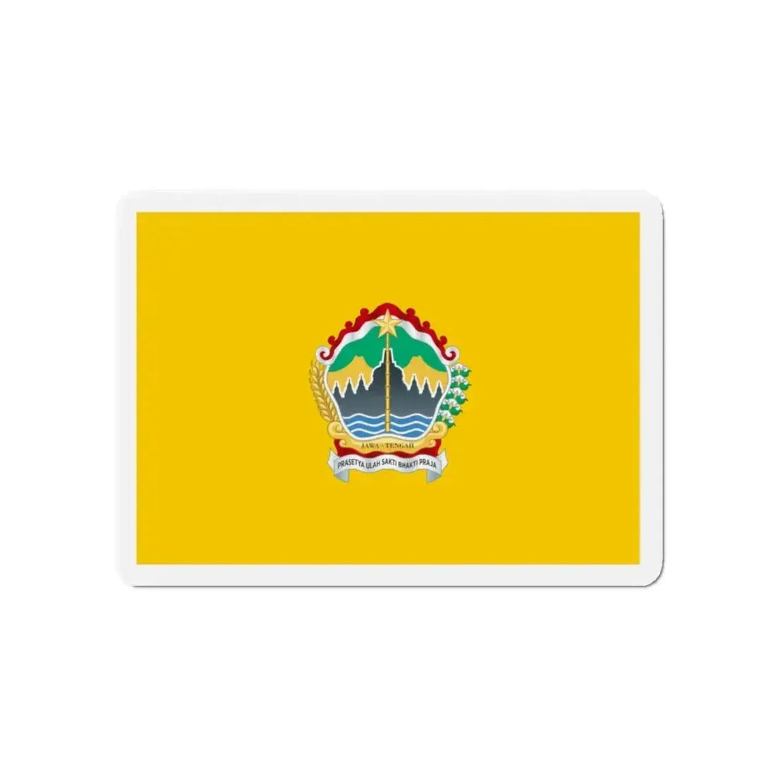 Flag of Central Java Indonesia - Refrigerator Magnet - The Sticker Space