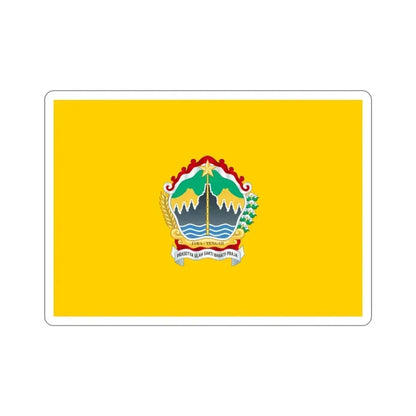 Flag of Central Java Indonesia STICKER Vinyl Die-Cut Decal 3 Inch - The Sticker Space