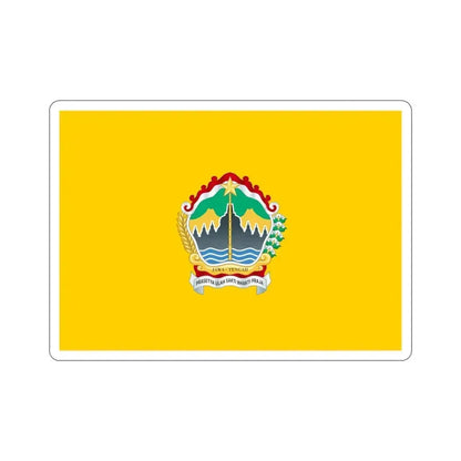 Flag of Central Java Indonesia STICKER Vinyl Die-Cut Decal 5 Inch - The Sticker Space