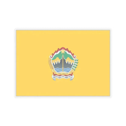 Flag of Central Java Indonesia - STICKER Vinyl Kiss-Cut Decal 2 Inch Transparent - The Sticker Space