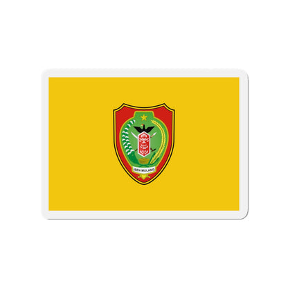 Flag of Central Kalimantan Indonesia - Die-Cut Magnet-3" x 3"-The Sticker Space