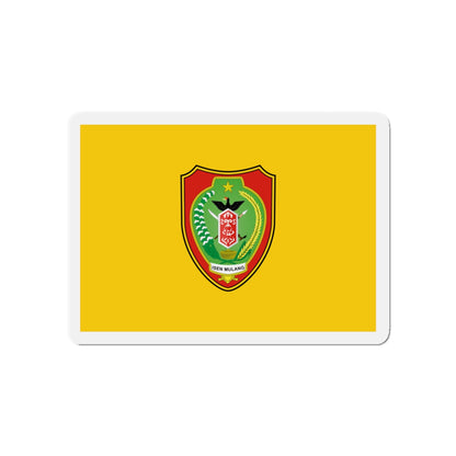 Flag of Central Kalimantan Indonesia - Die-Cut Magnet-4" x 4"-The Sticker Space