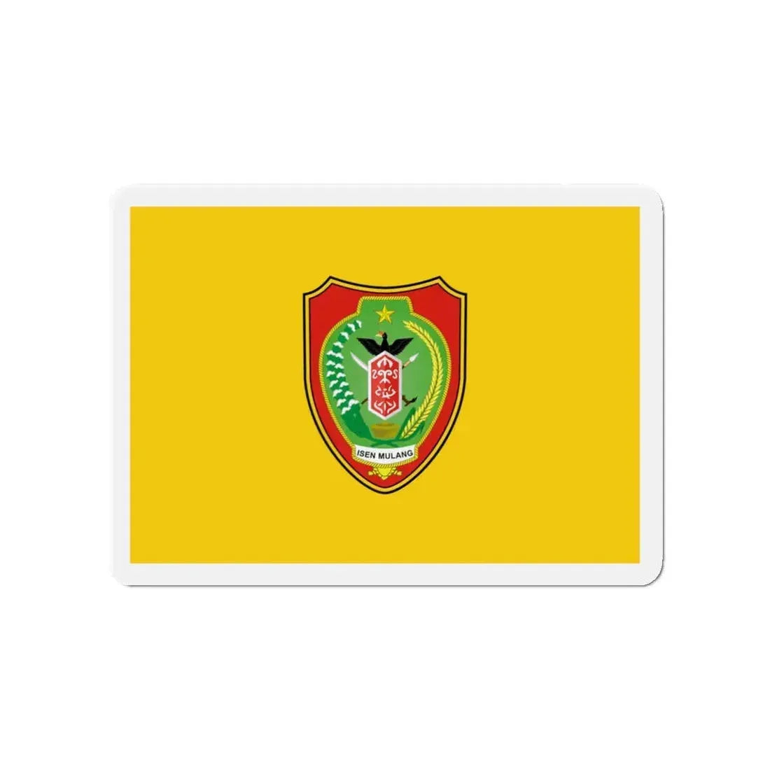 Flag of Central Kalimantan Indonesia - Refrigerator Magnet 3 Inch - The Sticker Space