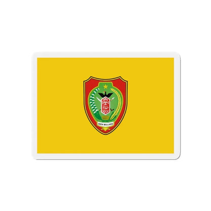 Flag of Central Kalimantan Indonesia - Refrigerator Magnet 4 Inch - The Sticker Space