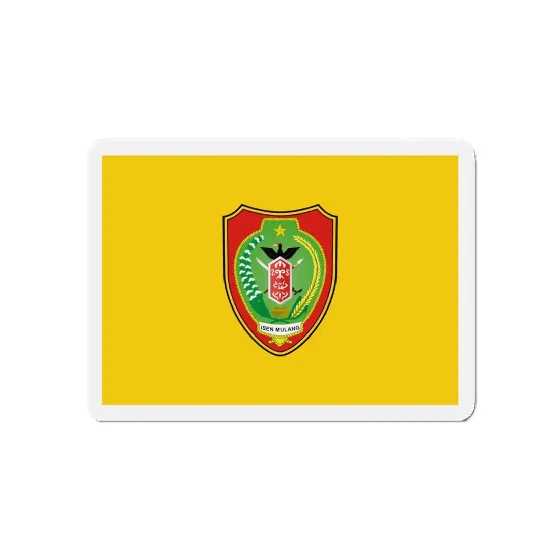 Flag of Central Kalimantan Indonesia - Refrigerator Magnet 5 Inch - The Sticker Space