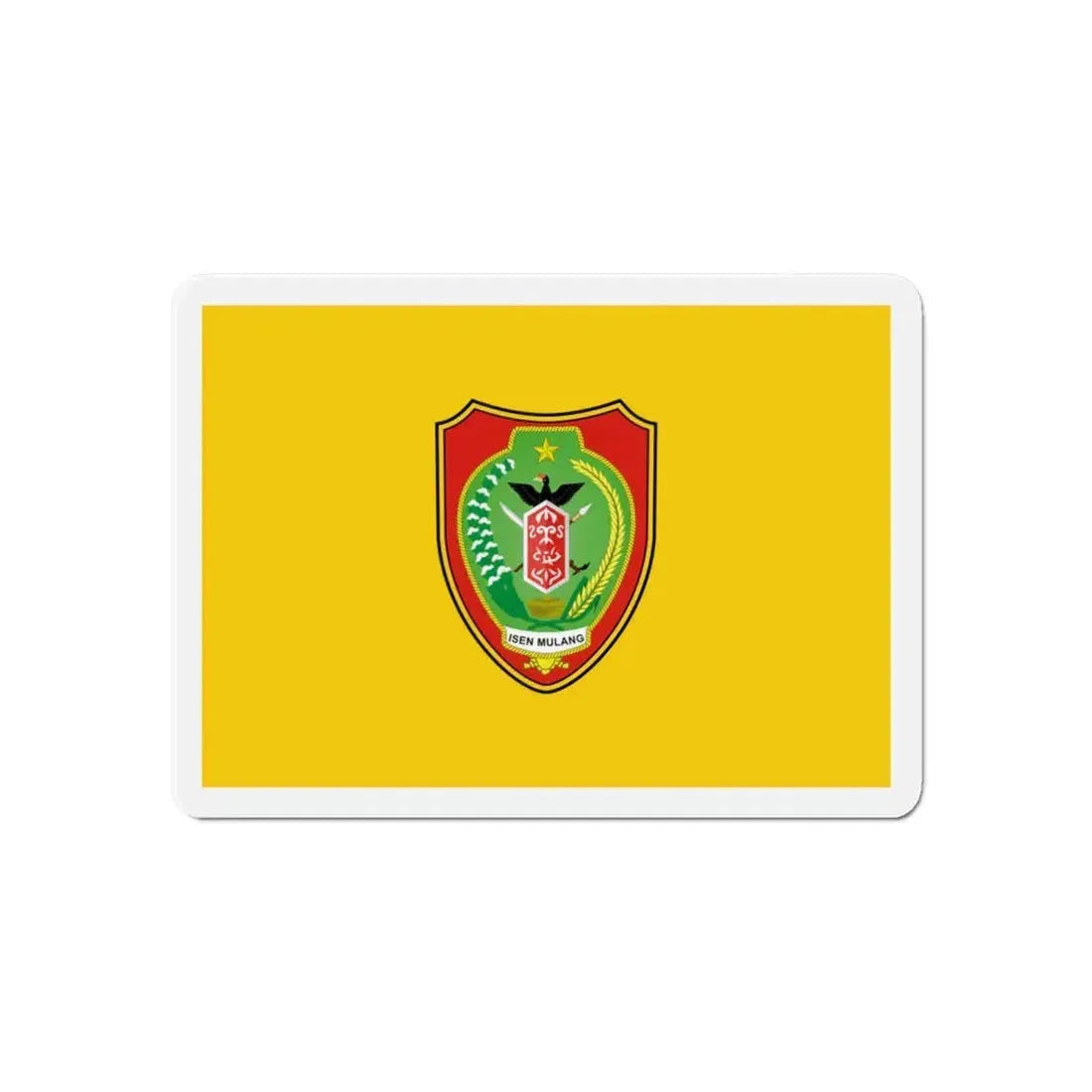 Flag of Central Kalimantan Indonesia - Refrigerator Magnet 6 Inch - The Sticker Space