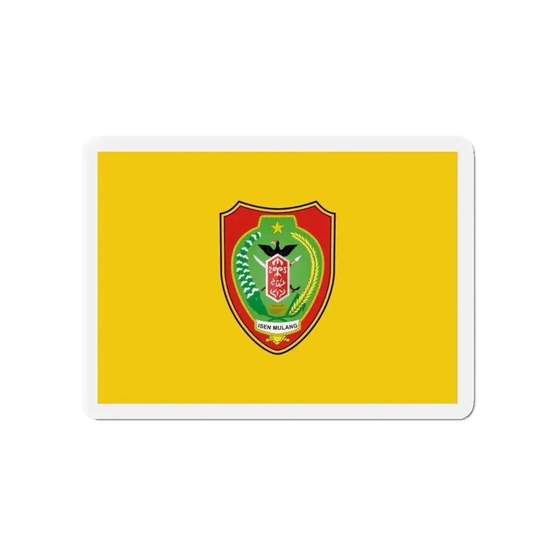 Flag of Central Kalimantan Indonesia - Refrigerator Magnet - The Sticker Space