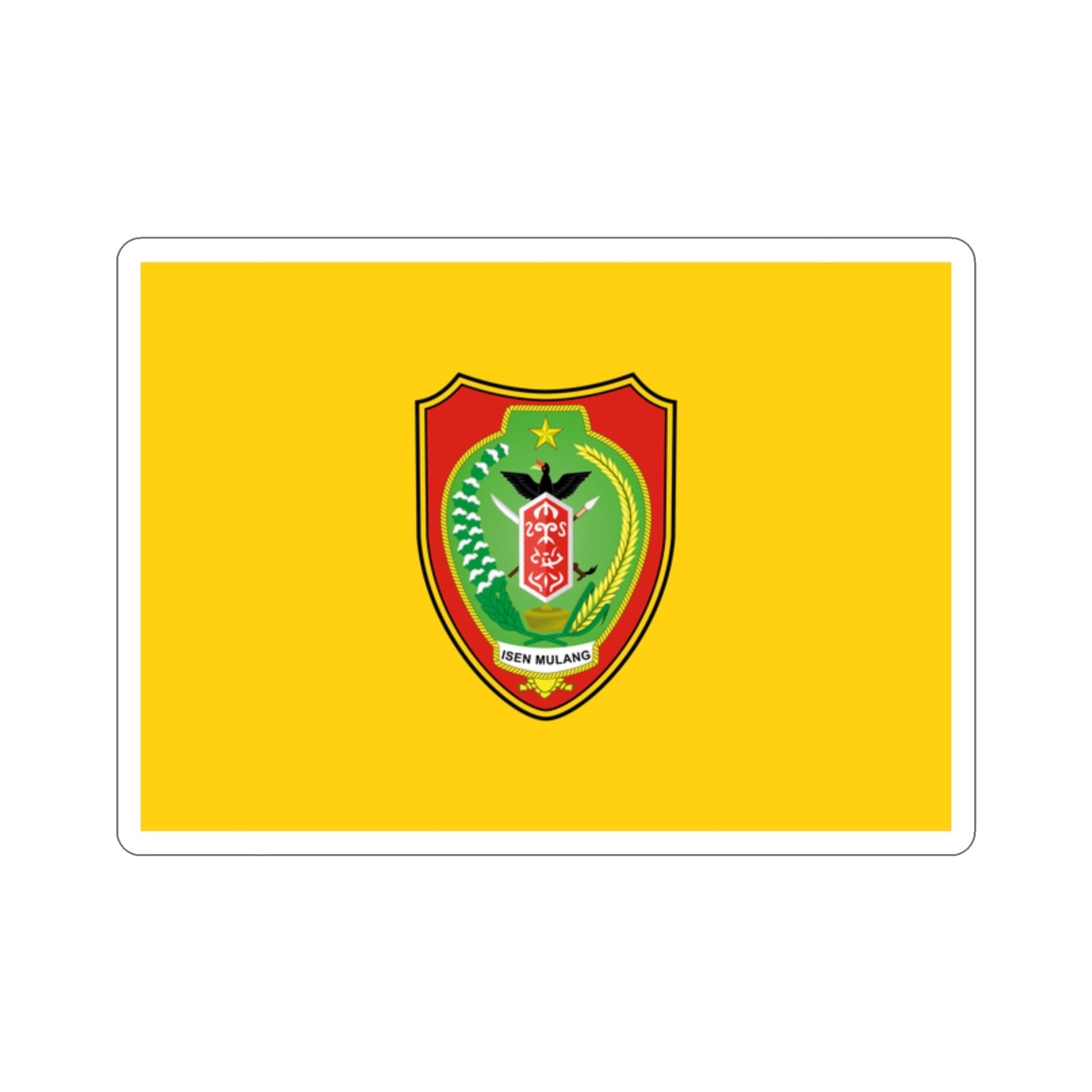 Flag of Central Kalimantan Indonesia STICKER Vinyl Die-Cut Decal-2 Inch-The Sticker Space