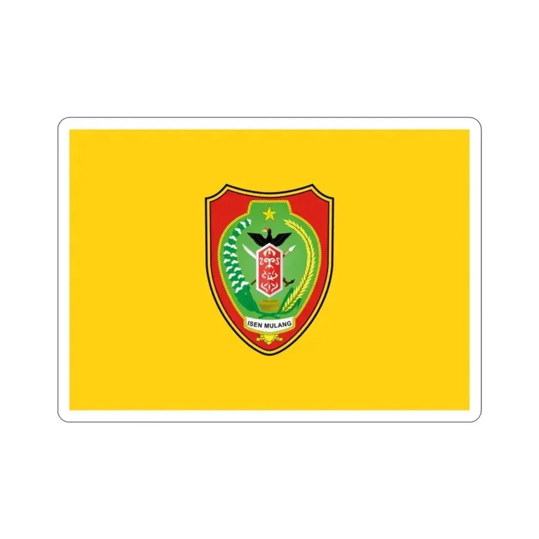 Flag of Central Kalimantan Indonesia STICKER Vinyl Die-Cut Decal 2 Inch - The Sticker Space